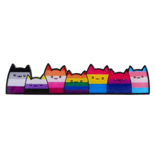 Load image into Gallery viewer, Pride kitty pins