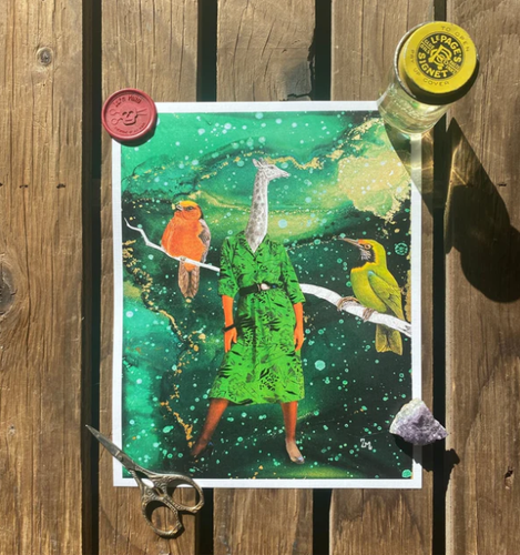 “Curious Giraffe” 8 x 10 Print