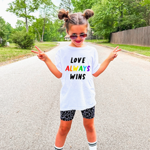 Load image into Gallery viewer, Love always wins T-shirt