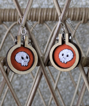 Load image into Gallery viewer, Dead Crow Embroidery Jewellery