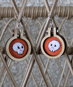 Dead Crow Embroidery Jewellery
