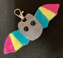 Load image into Gallery viewer, Pride bat keychain