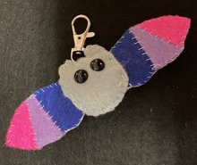 Load image into Gallery viewer, Pride bat keychain