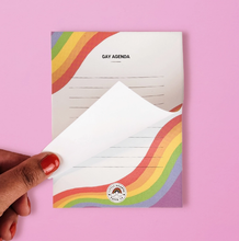 Load image into Gallery viewer, Gay Agenda Notepad