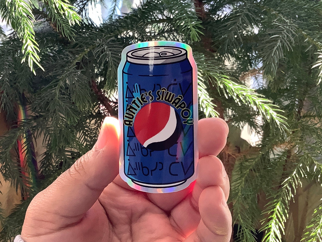 Holo ‘siywapoy’ (Soda pop) sticker