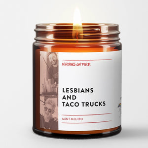 Virgins On Fire Candle