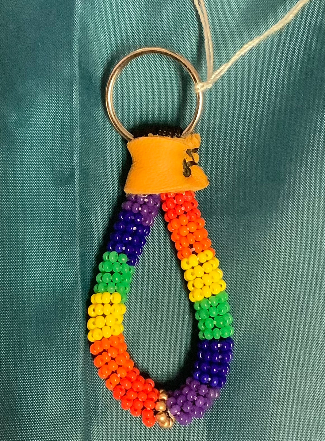 Beaded Pride Keychain