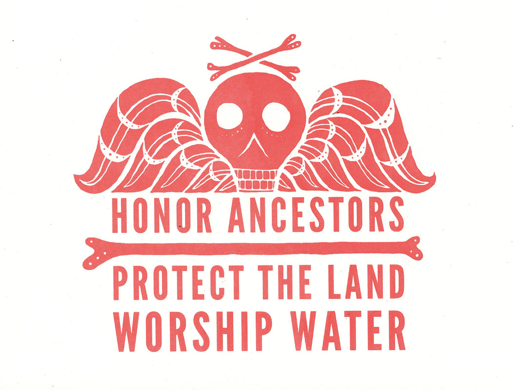 Honor Ancestors Risograph Print