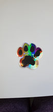 Load image into Gallery viewer, Paw Print Pride Flags Sticker