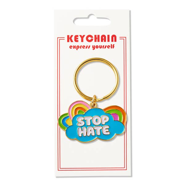 Stop Hate Keychain
