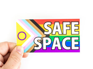 Safe Space Weather Proof Sticker