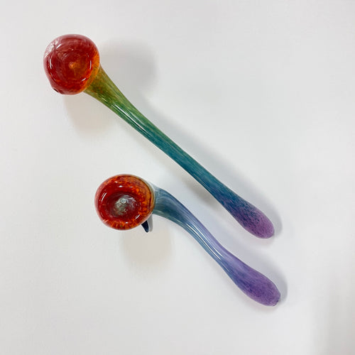 Rainbow and Vulva Glass Pipes