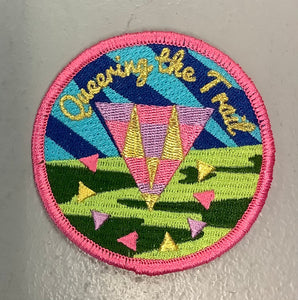 “Queering the Trail” iron-on patch