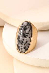 Semi Precious Stone Statement Ring