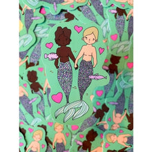 Load image into Gallery viewer, Merfolk in Love LGBTQ+ Stickers