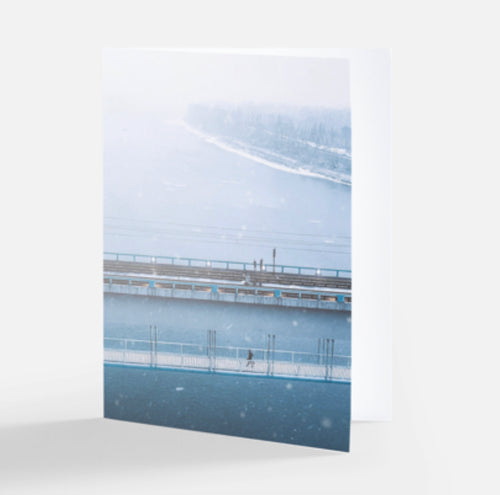 Snow Globe Greeting Card