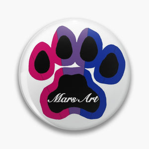 Paw Print Pride Buttons