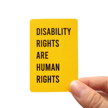 Disability Rights Are Human Rights Sticker