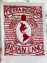 Load image into Gallery viewer, Tierra Indigena, Indian Land Art Print