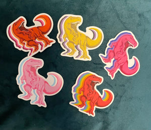 Dino Pride Stickers