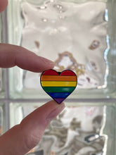 Load image into Gallery viewer, Rainbow Heart Pins