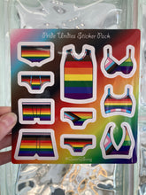 Load image into Gallery viewer, Pride Undies Sticker pack