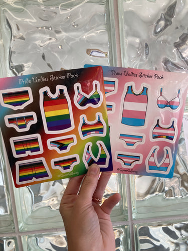 Pride Undies Sticker pack