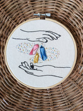 Load image into Gallery viewer, Dead Crow Embroidery Hoops