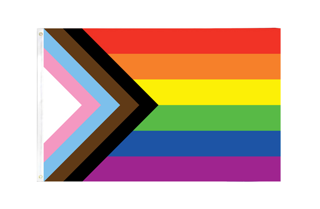 Progress Pride Flag (Large, 3x5 ft)