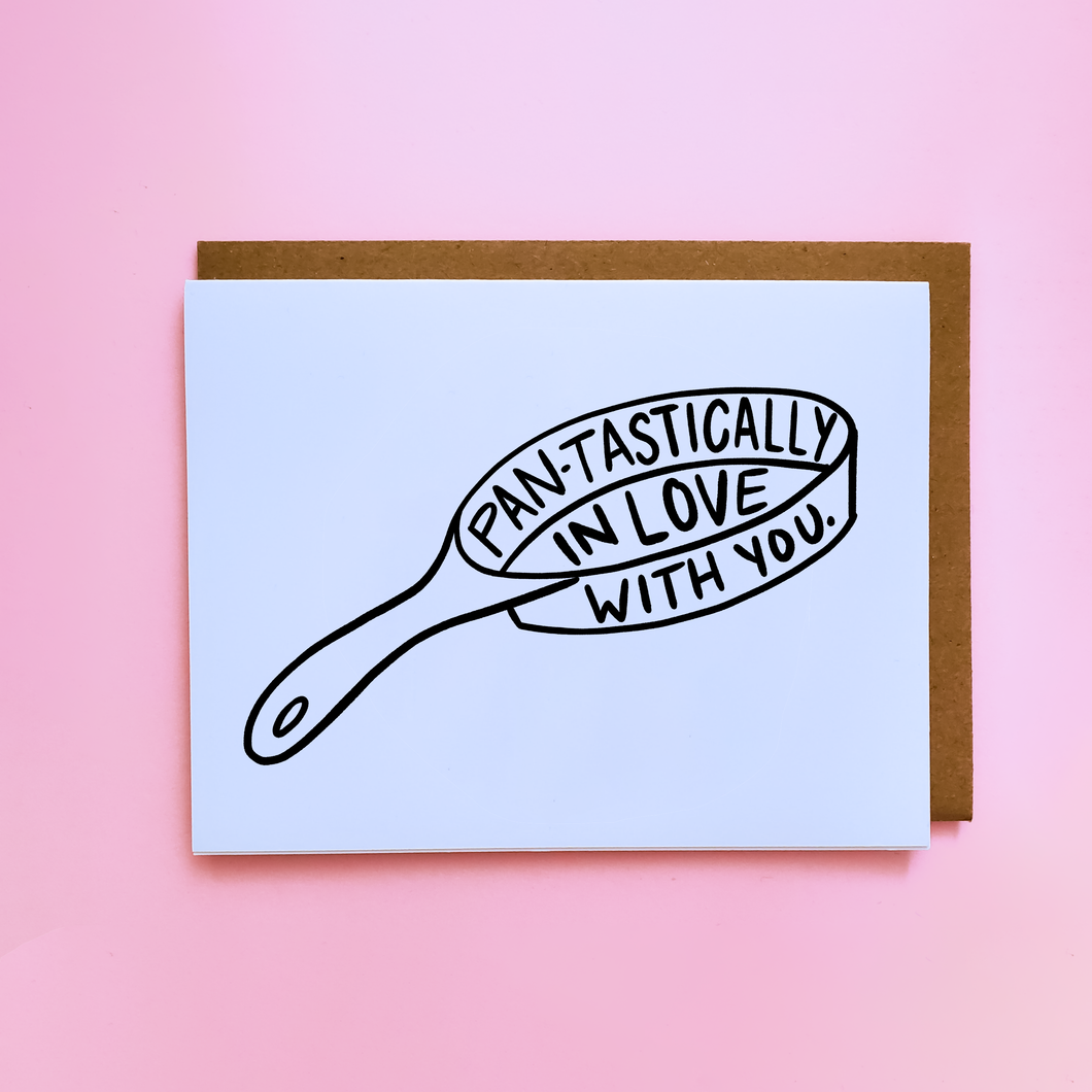 Pan-tastically in love Card