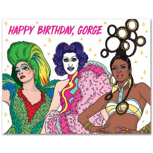 Happy Birthday, Gorge Card