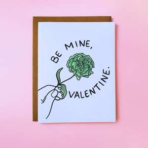 Be Mine Carnation Card