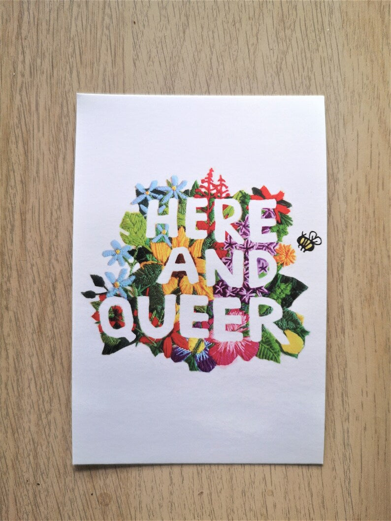Here and Queer Postcard/Print