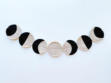 Load image into Gallery viewer, Phases of the Moon Felt Garland