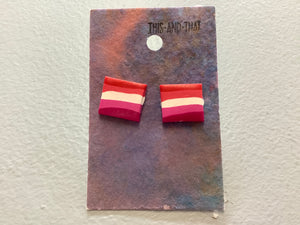 Polymer Clay Earrings - Pride Series
