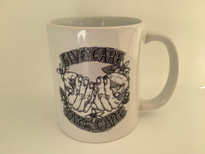 Give Care Take Care Magnet, Postcard, Coffee Mug or Tote Bag