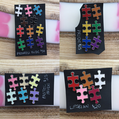 Enamel Puzzle Pin Pride Sets