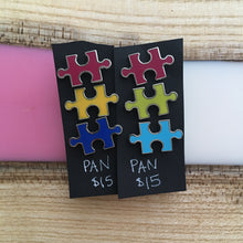 Load image into Gallery viewer, Enamel Puzzle Pin Pride Sets