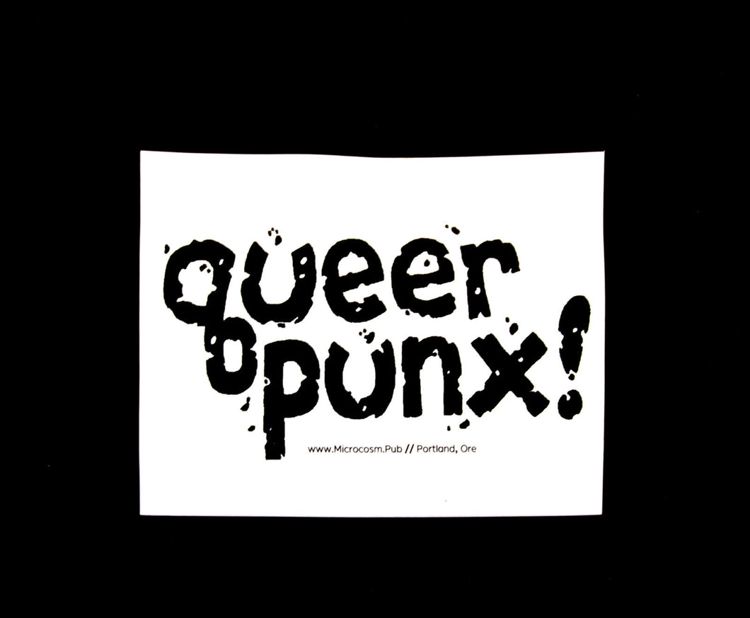 Queer Punx! Sticker