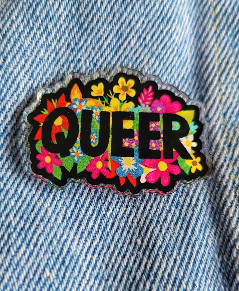 Queer Floral Pin